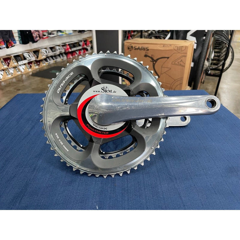 2013 Shimano Dura Ace 7800 Crank 53/39 SRM PM7 165mm Used