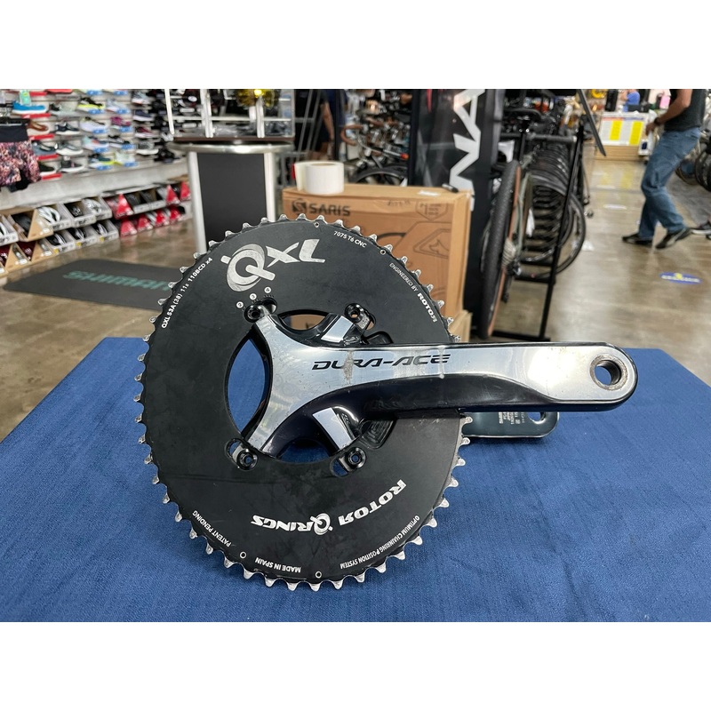 SHIMANO Dura Ace FC-9000 Q Ring CRANKSET 11s 53-38T 172.5mm Used