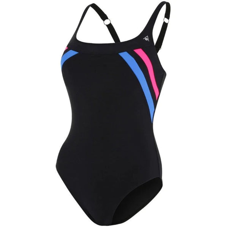Aquasphere Women’s Siena Swimsuit- Black/Dark Pink 44