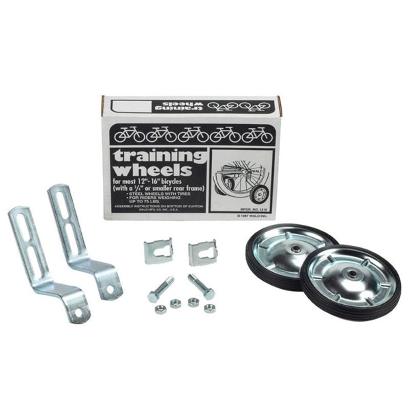 Wald Training Wheels for 12″ to 16″ with a 3/4″ or Smaller Rear Frame