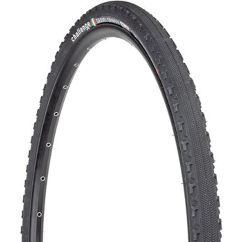 Challenge Gravel Grinder Race Tire – Tubeless, Folding, Black 700×33 Black Sidewall