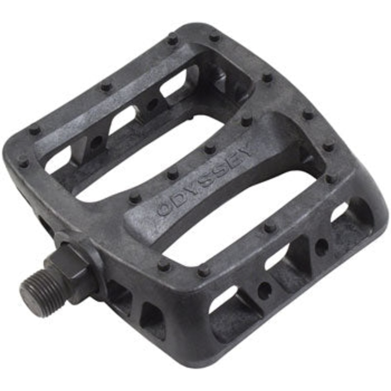 Odyssey Twisted PC Pedals – Platform, Composite/Plastic, 9/16″ Black