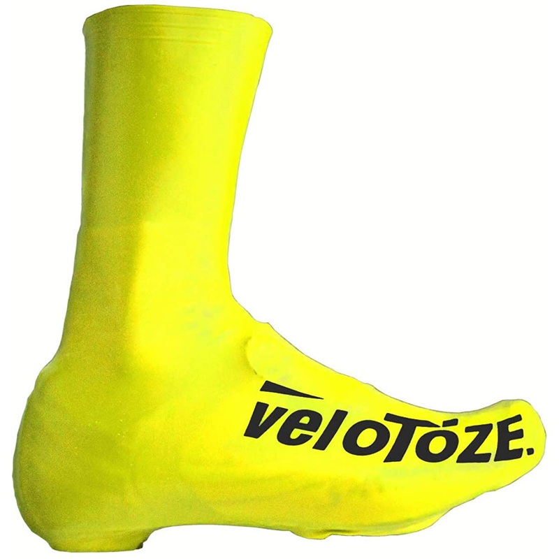 VeloToze Tall Cycling Shoe Covers Viz Yellow Small (EU 37-40)