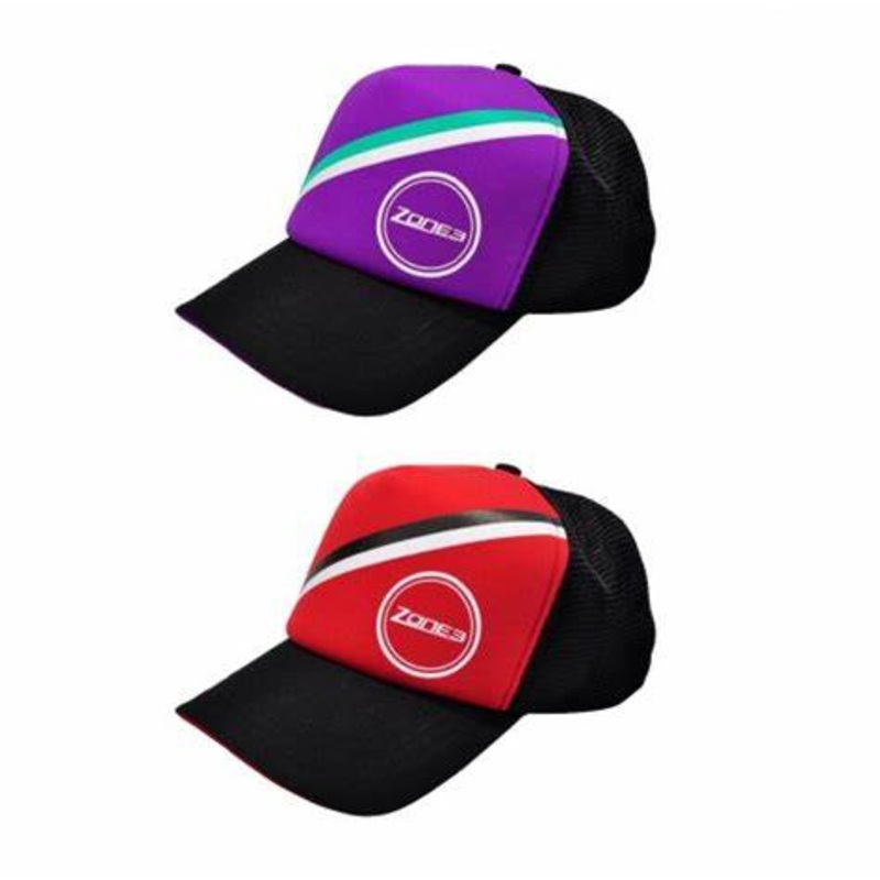 Zone3 Triathlon Trucker Hat Purple