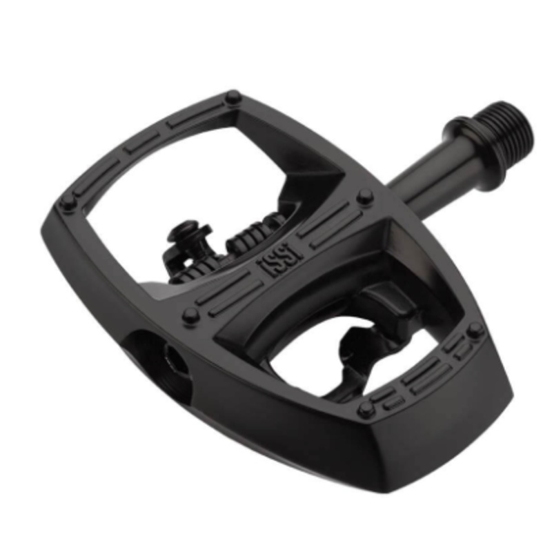 iSSi Flip II Dual-Sided Hybrid Bike Pedals – BlackOut