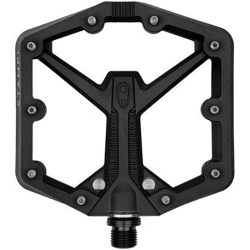 Crank Brothers Stamp 1 Gen 2 Pedals – Platform, Composite, 9/16″, Black, Large