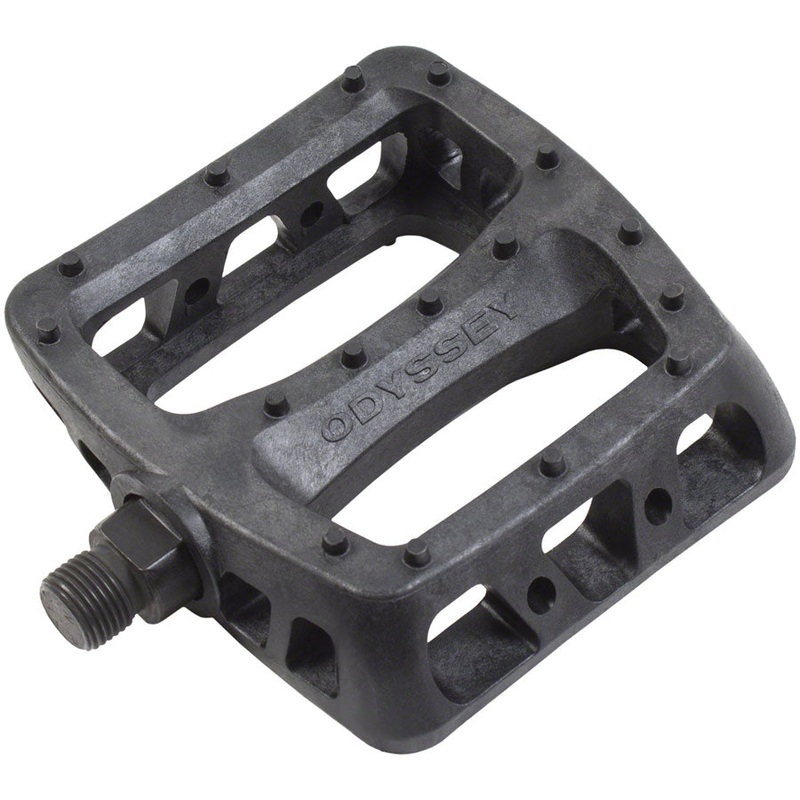 Odyssey Twisted PC Pedals – Platform, Composite/Plastic, 1/2″ Black