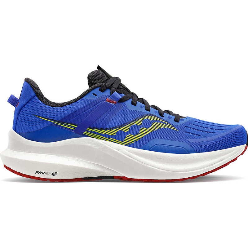 Saucony Tempus Men’s Running Shoe Blue Raz/Acid 9