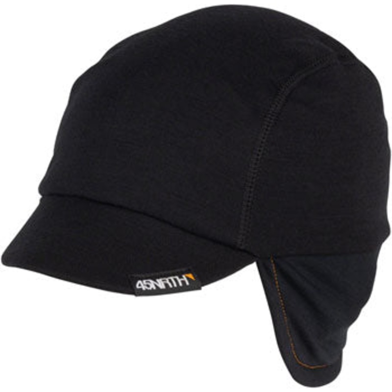 45NRTH Greazy Cycling Cap – Black Small/Medium