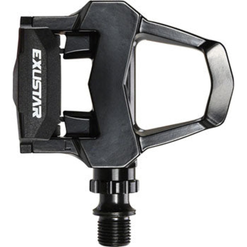 Exustar PR15 Pedals – Single Sided Clipless, Aluminum, 9/16″, Black