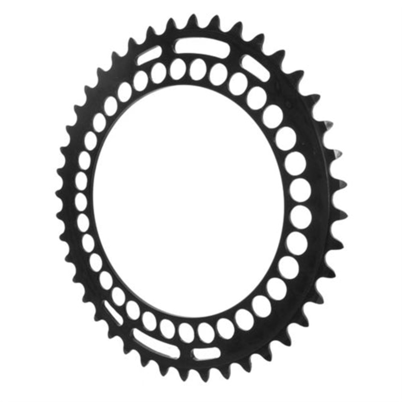 ROTOR Qring 42t 110/5 BCD Black Inner Oval 42T