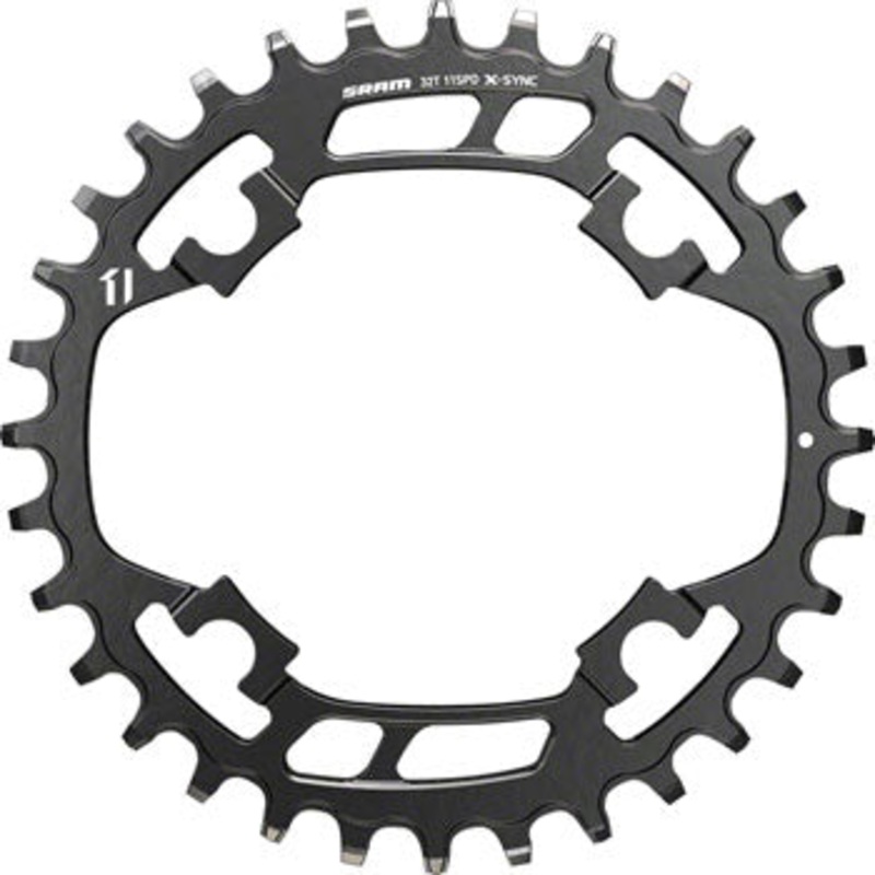 SRAM X-Sync Steel Chainring 32 Teeth x 94mm BCD Black 32T