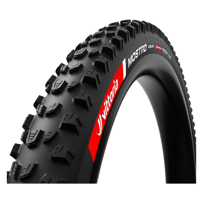 Vittoria Mostro Enduro Tire – 29 x 2.6 Tubeless Folding BLK 4C Graphene 2-ply G2.0 E-Bike