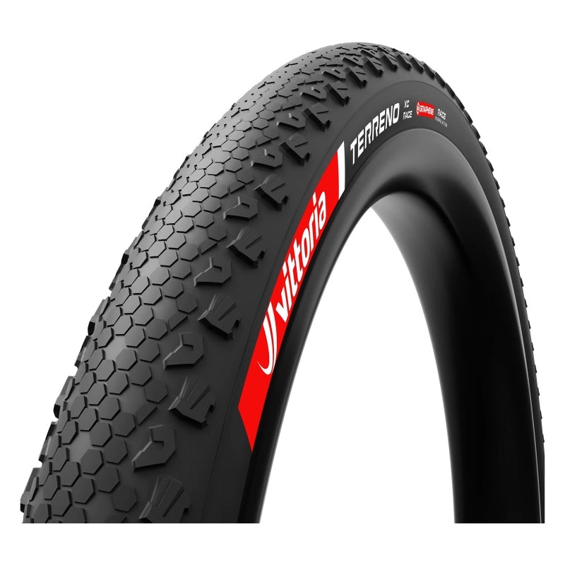 Vittoria Terreno XC Race Tire – 29 x 2.25 Tubeless Folding BLK/Brown Race Graphene + Silica