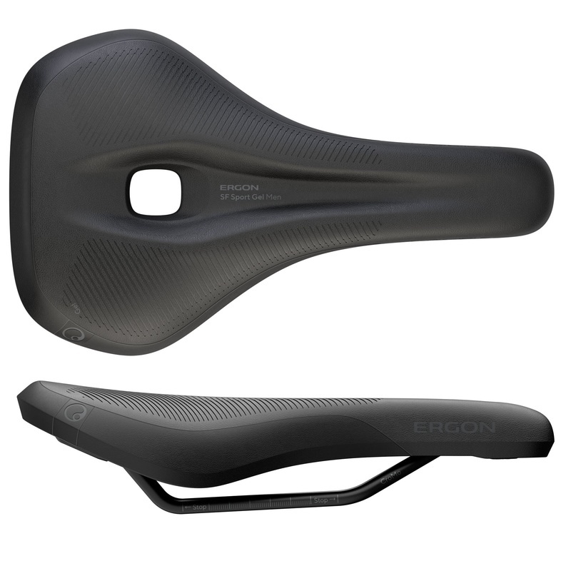 Ergon SF Sport Gel Saddle – Chromoly Black Mens Medium/Large