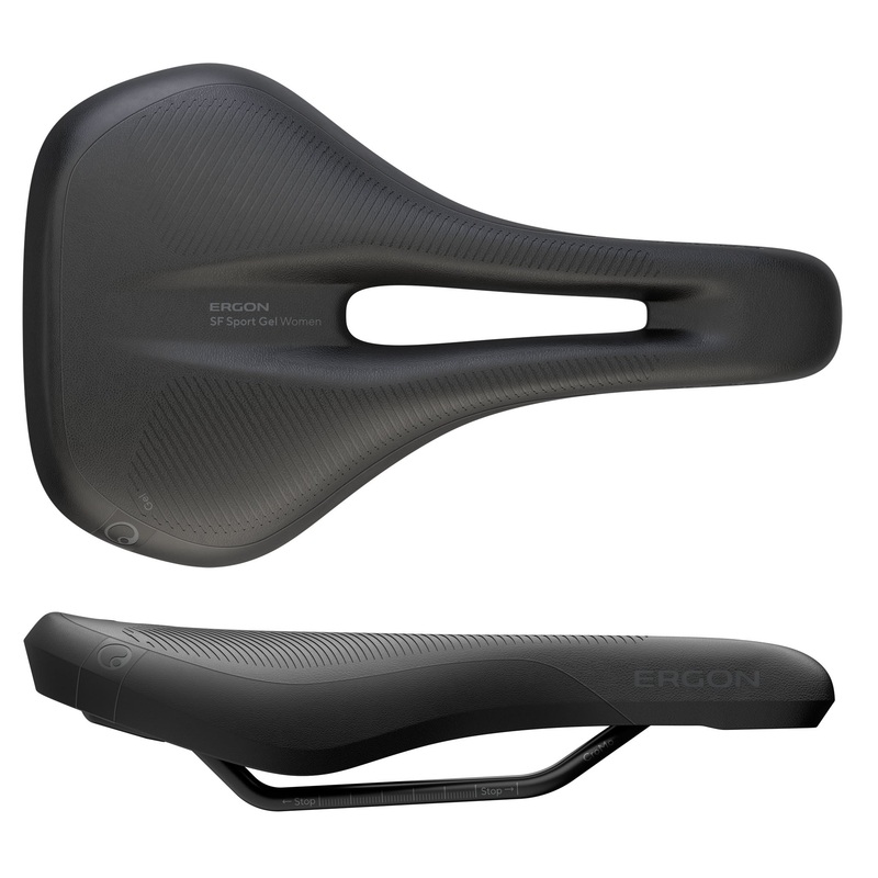Ergon SF Sport Gel Saddle – Chromoly Black Womens Medium/Large