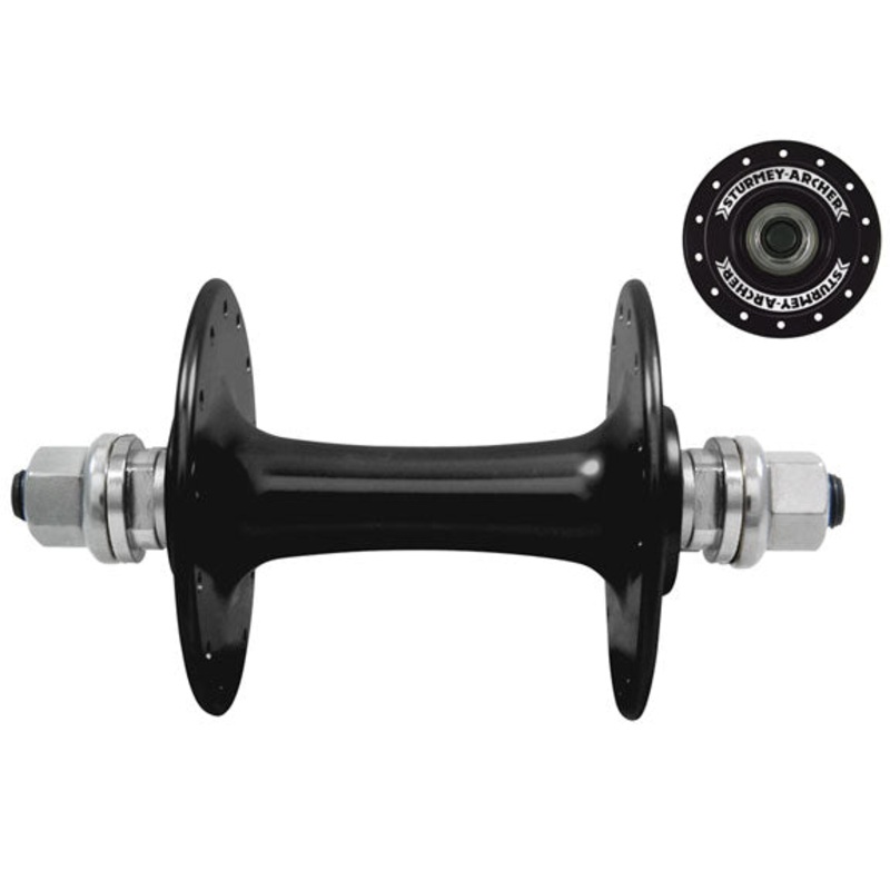 Sturmey Archer Track Front Hub 32h – Black Anodized