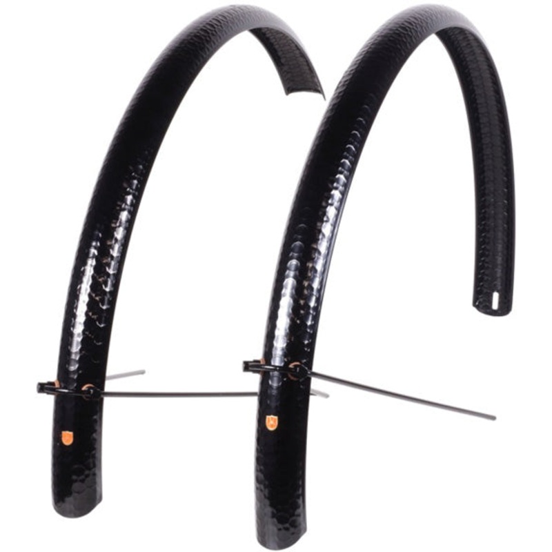 Velo Orange Hammered 700c x 45 Fender Set: Black (700c x 25-35)