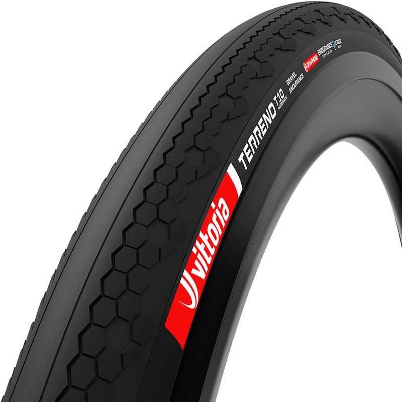 Vittoria Terreno T10 Hardpack Tire – 700 x 45 Tubeless Folding BLK Gravel Endurance Graphene G2.0