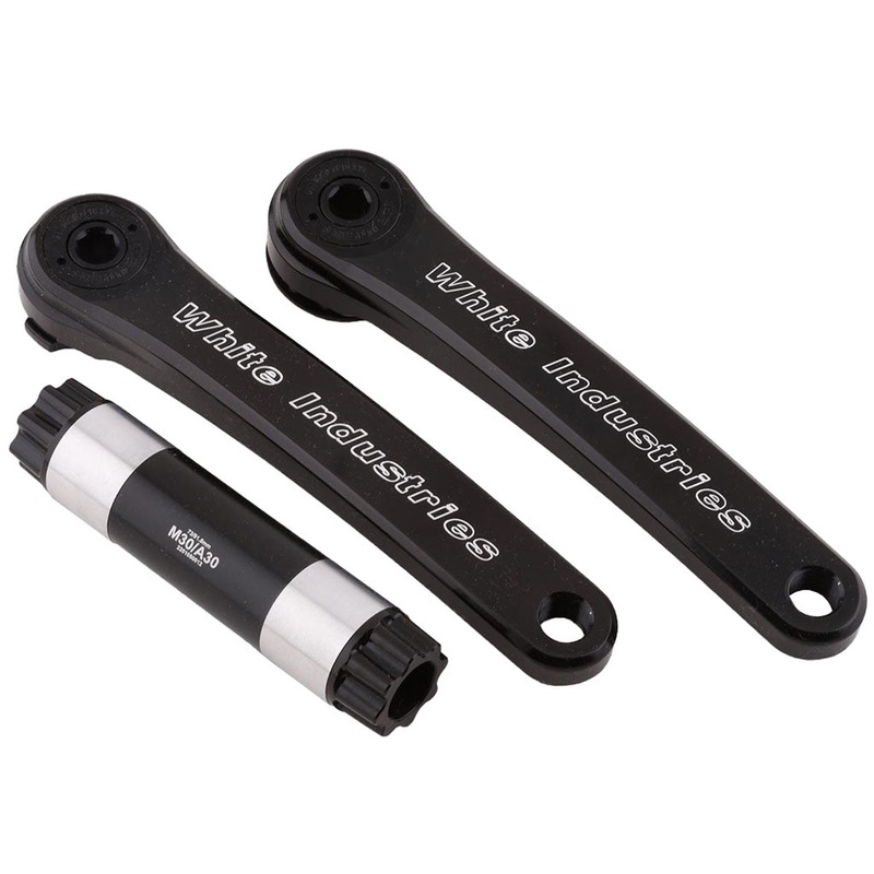 White Industries M30 Mountain Cranks 30mm Spindle 165mm Black
