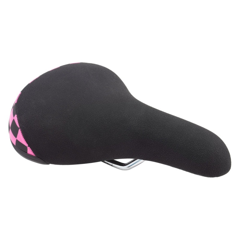 Se bikes Flyer Seat BMX Chromoly Pnk/Blk Checkerboard 245mmx155mm