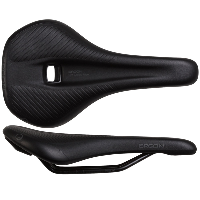 Ergon SM Comp Saddle – Steel Stealth Mens Medium/Large