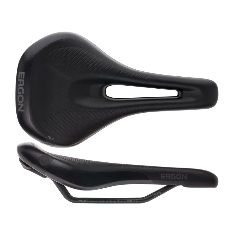 Ergon SM E Mountain Sport Saddle – Chromoly Stealth Womens Medium/Large