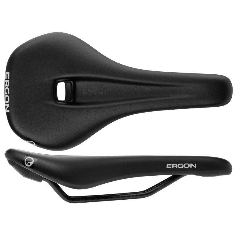 Ergon SM Saddle – Chromoly Black Womens Medium/Large