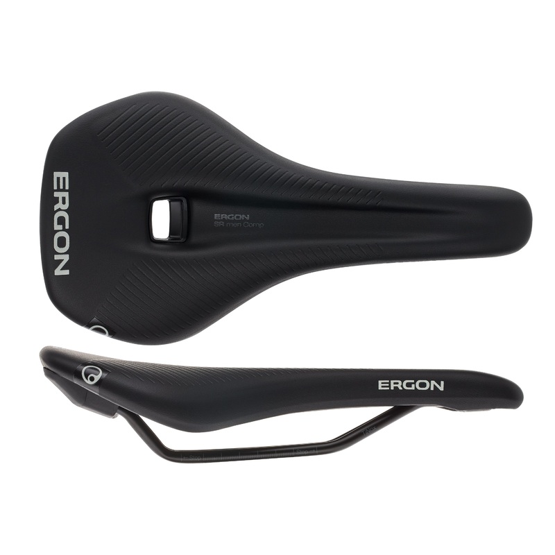 Ergon SR Comp Saddle – Titanium Black Mens Small/Medium