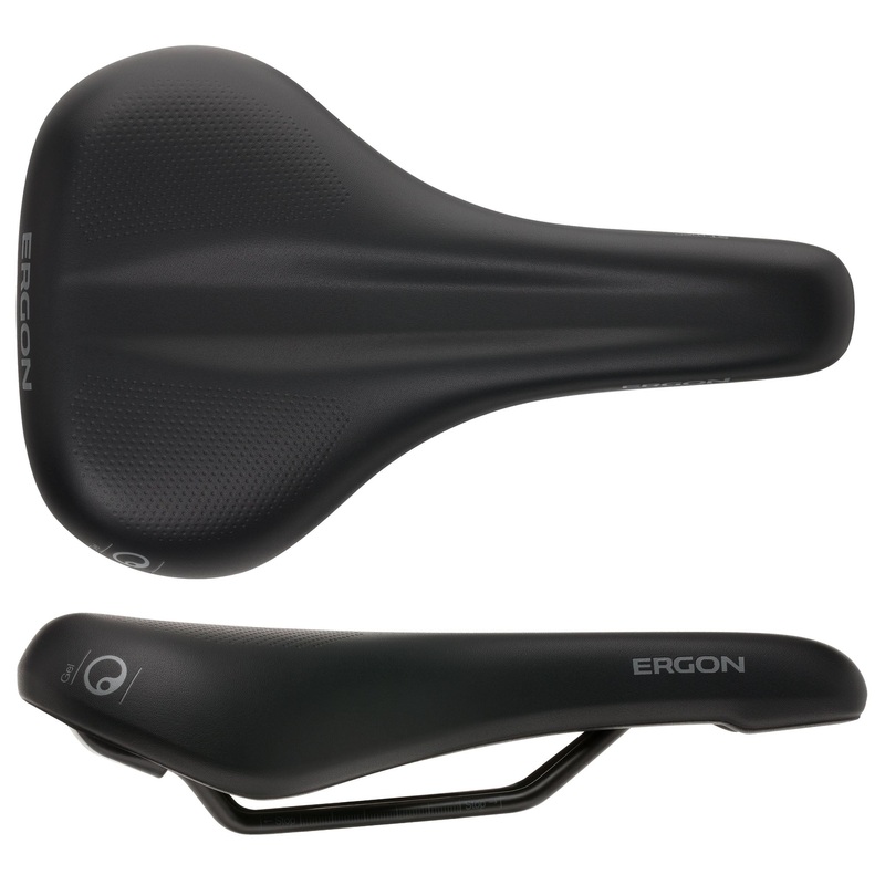 Ergon ST Gel Saddle – Chromoly Black Mens Medium/Large