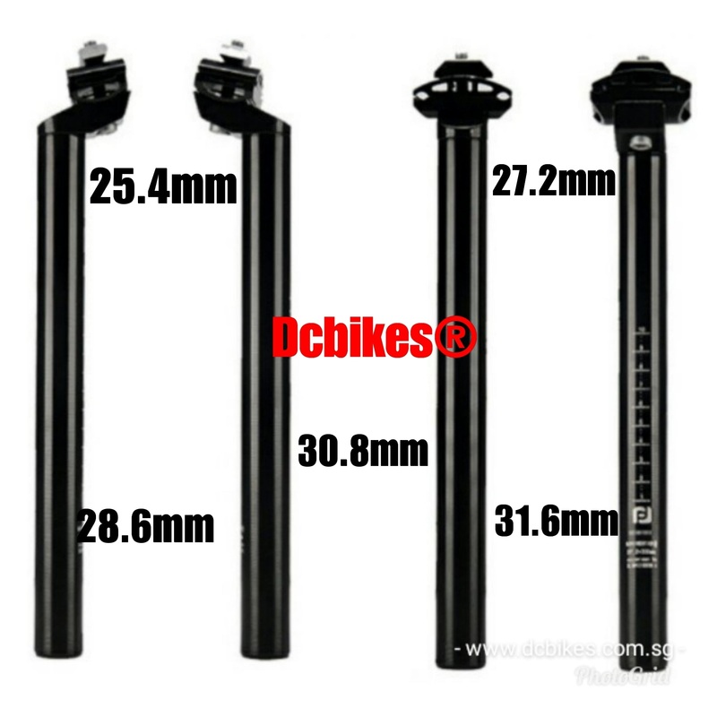 25.4 | 27.2 | 28.6 | 30.8 | 31.6 Aluminium Alloy Bicycle MTB 300mm Seat Post 25.4mm X 300mm