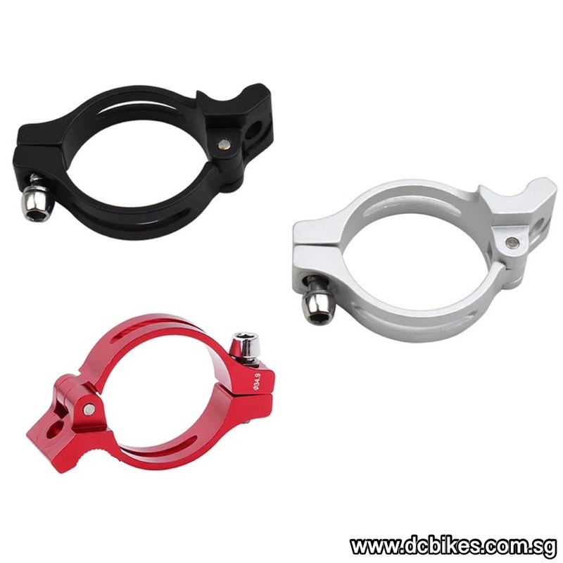 31.8mm | 33.6mm-34.9mmFront Derailleur Adapter Clamp Conversion Black – 31.8mm