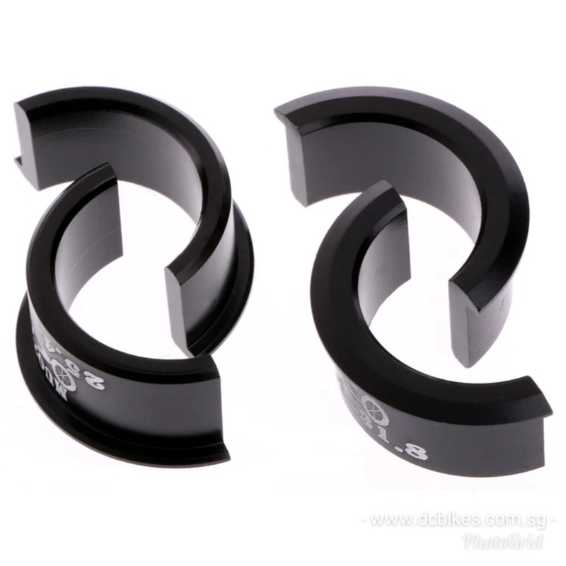 25.4mm to 31.8mm Handlebar Conversion Stem Shim Clamp Adapter