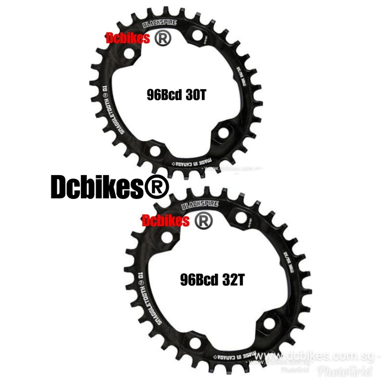 Blackspire 30T/32T Snaggletooth 96bcd Oval Chainring XT M8000 SLX M7000 30T