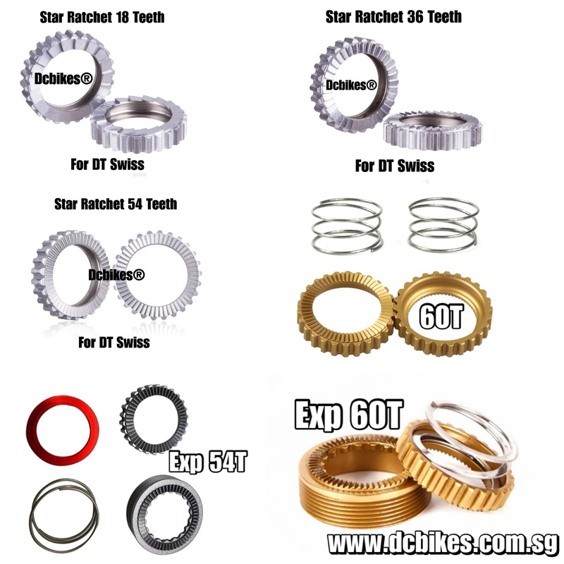 18T | 36T | 54T | 60T Star Ratchet Service Kit SL For DT Hubs 18 Teeth