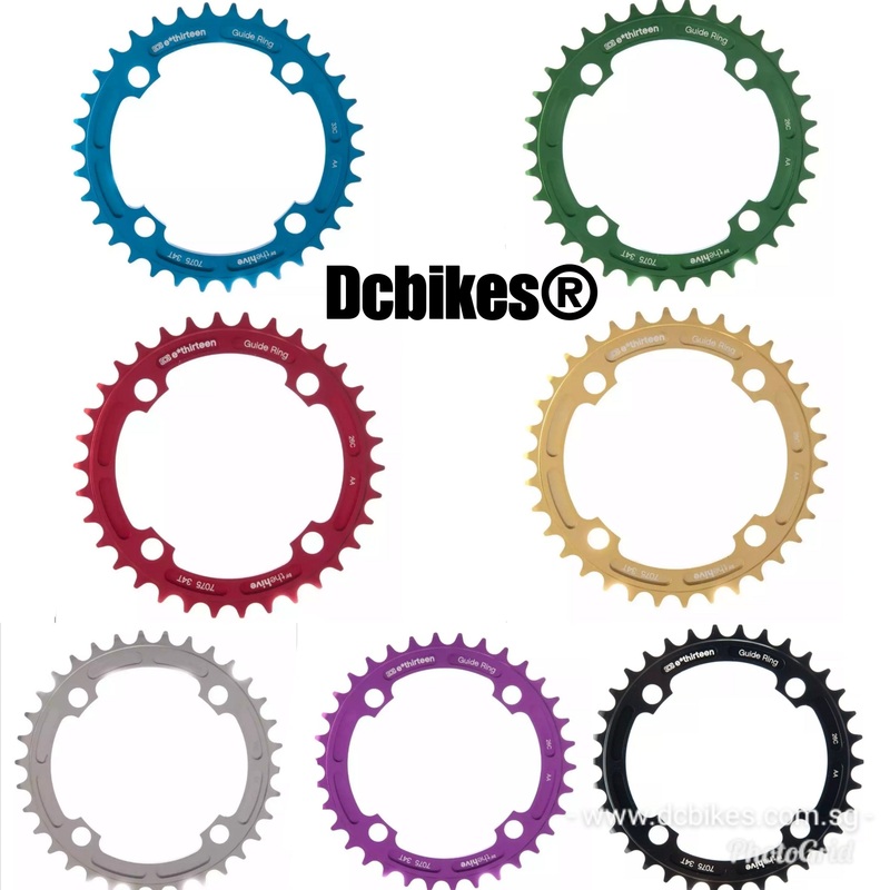 104Bcd E*Thirteen Single Speed E13 MTB Chain Ring 32T Red