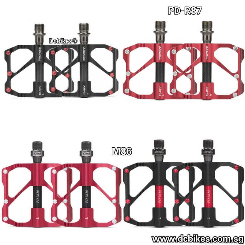 Ultra Smooth Red/Black Aluminum Bicycle Pedals Red Small Size : 98 X 94mm | PD-R87