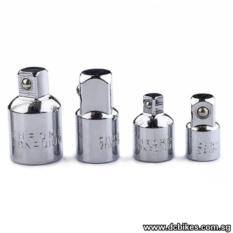 1/4″ | 3/8″ | 1/2″ Drive Socket Adapter Converter Reducer For Torque Wrench Bits Tools