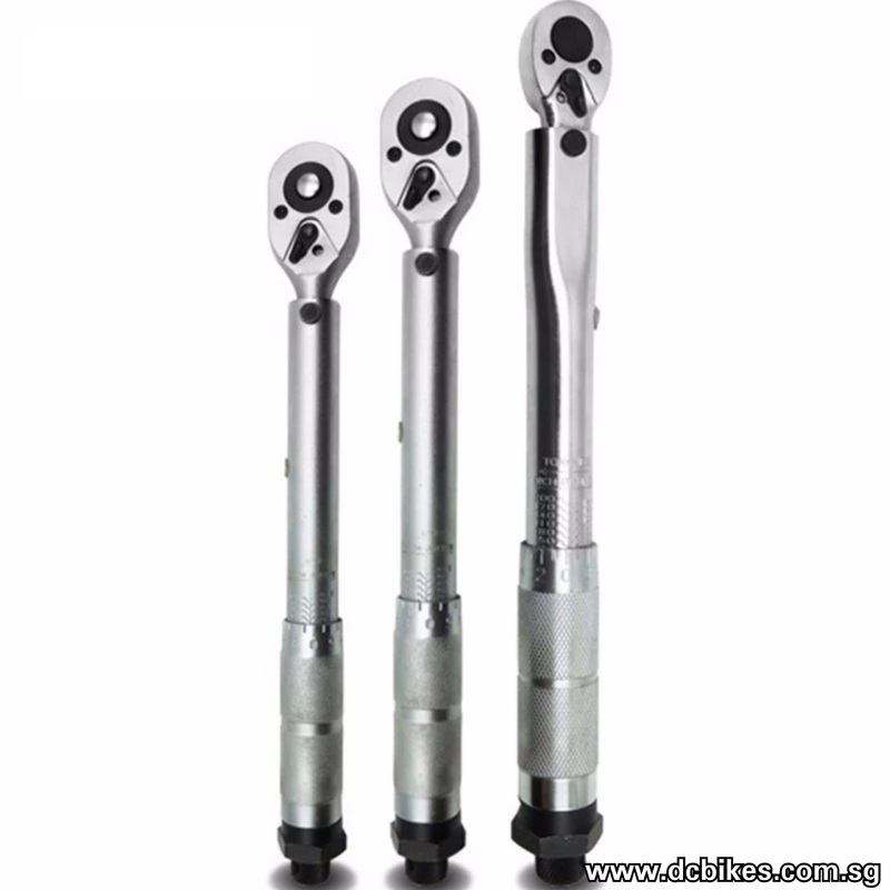 1/4 | 3/8 | 1/2 Preset Torque Wrench Drive 5-210 Nm Two Way Adjustment Spanner Tool 1/4″