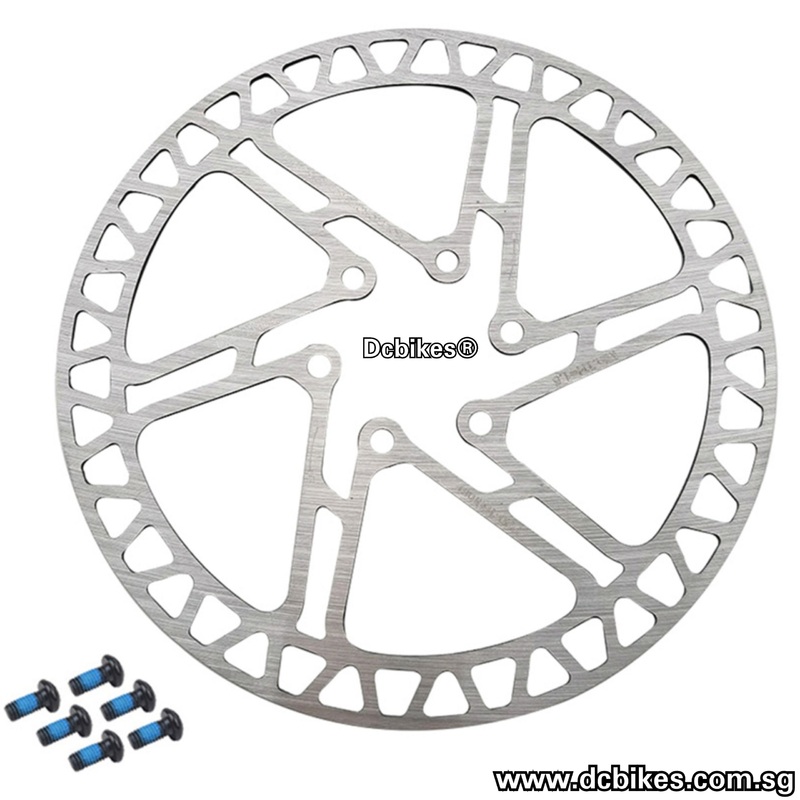 160mm MTB Bicycle Disc Brake Rotors + 6 Bolts