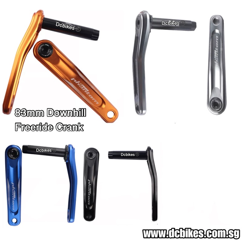 83mm Anodized Downhill Freeride Direct Mount 24mm Crank Arms Blue
