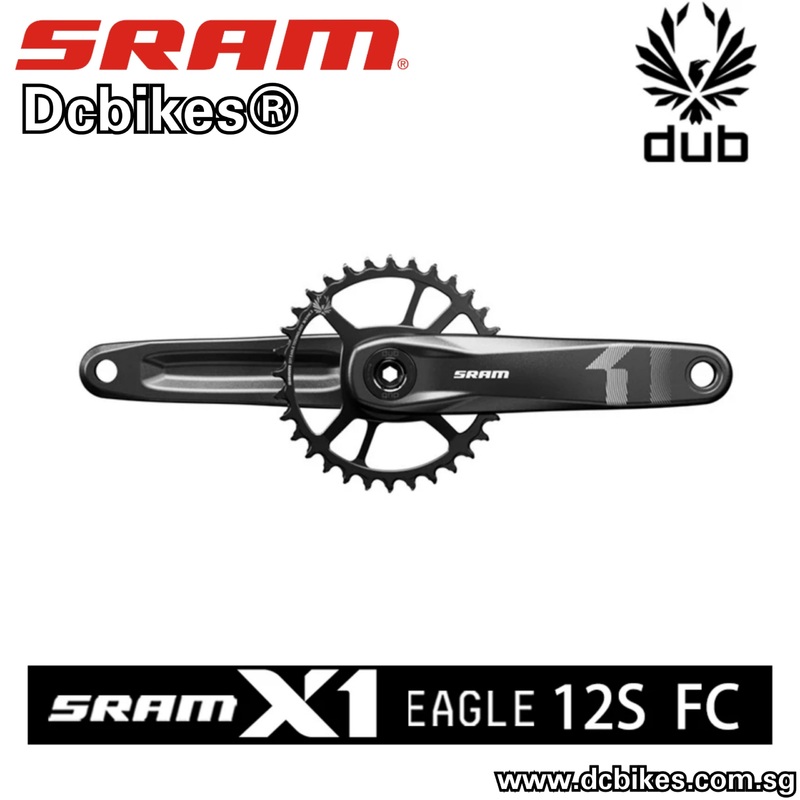 Sram 34T DUB X1 Eagle 1000 Direct Mount 6mm Crank 175 mm Crank Arm
