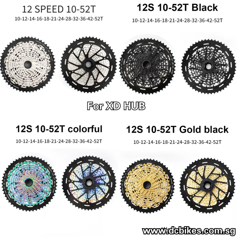 12 Speed 10T – 52T Cassette For Sram XD Driver Freehub Ultimate ULT XD Black