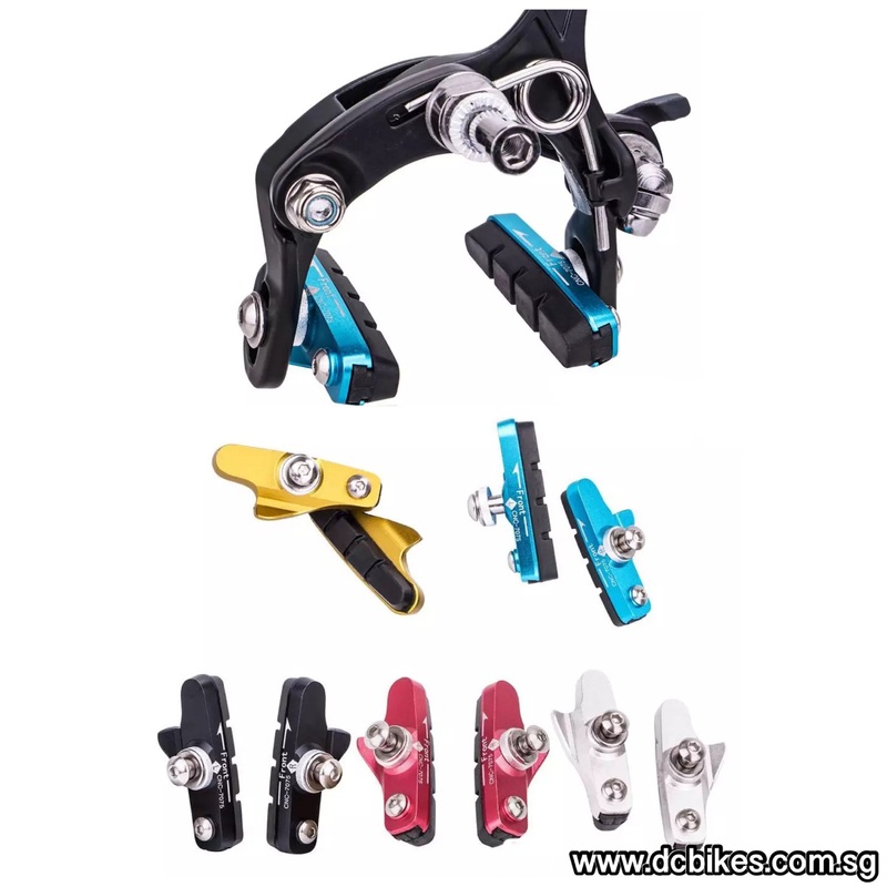 55mm C/U Bicycle Road Bike Mechanical Brake Pads Black – 2 Pieces