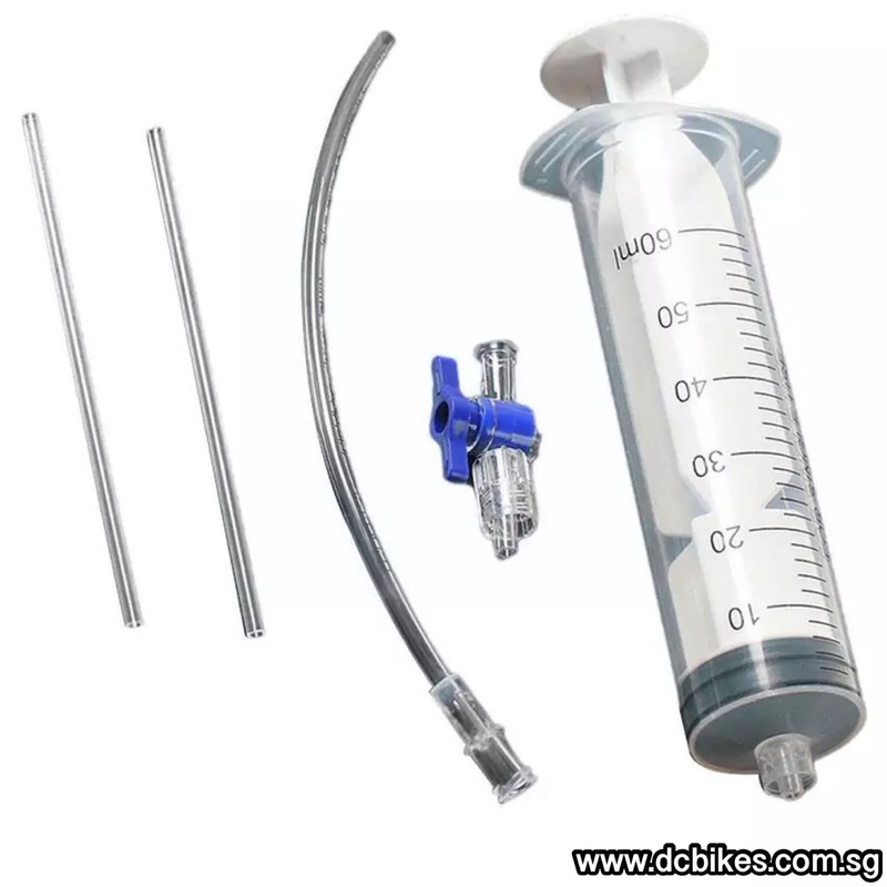 60ml Presta/Schrader MTB Road Tubeless Sealant Injector Syringe Set