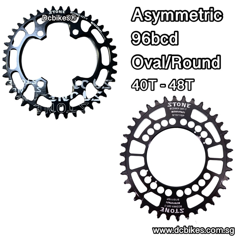 96bcd Oval 40T-48T Round Asymmetric Chain Ring For Shimano Deore SLX XT 40T Round