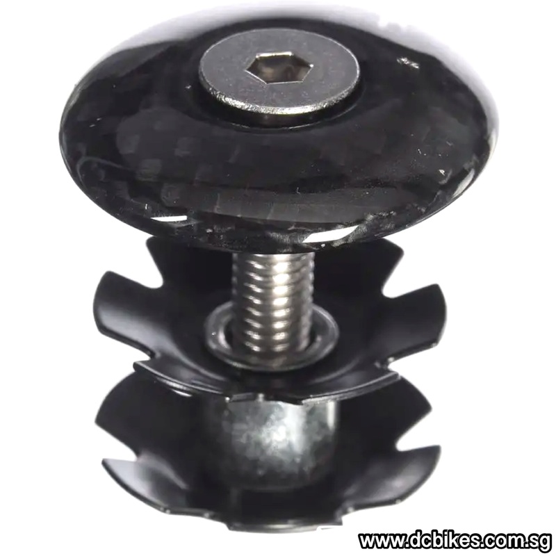 B-X Bicycle Carbon Fiber Top Cap and Star Nut