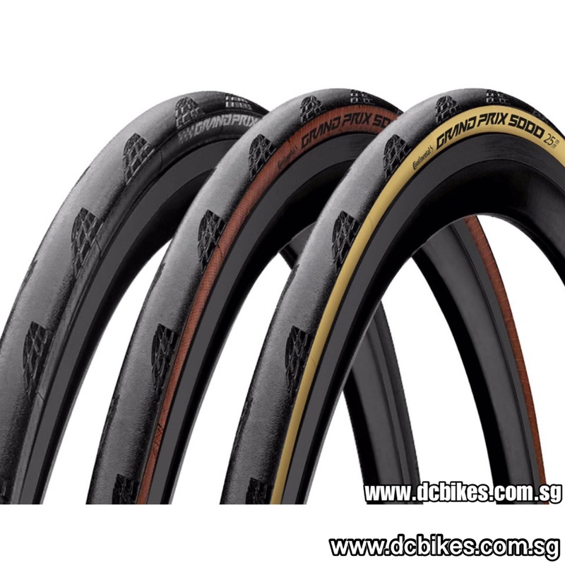 Continental 700 X 23c | 25c | 28c | 30c | 32c Grand Prix 5000 Black Chili Road Tyre GP5000 (1 Tire) Black 25c X 650B 27.5 – Tube Use Only (1 Tire)