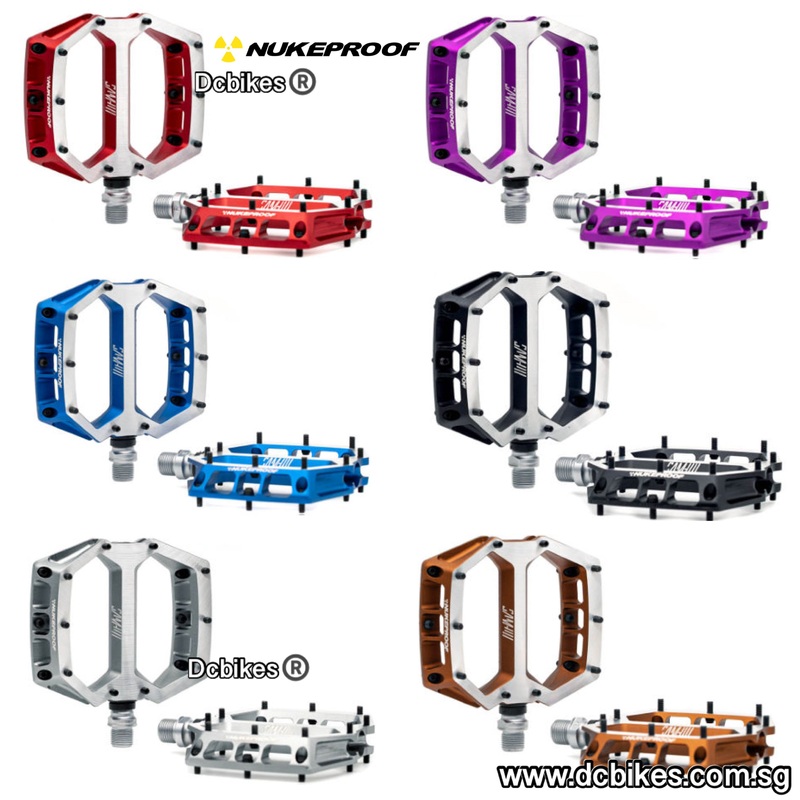 Nukeproof Horizon Pro Sam Hill Enduro Aluminum Pedals Red