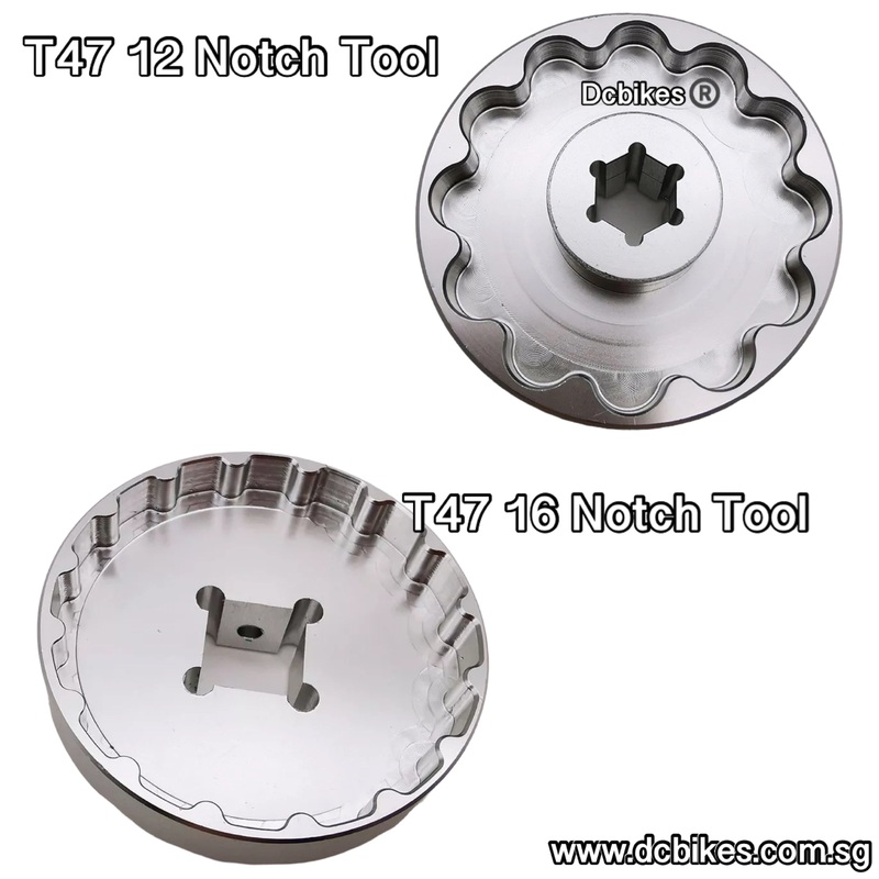 T47 12 | 16 Notch M30 Bottom Bracket BB Tool T47 – 12 Notch